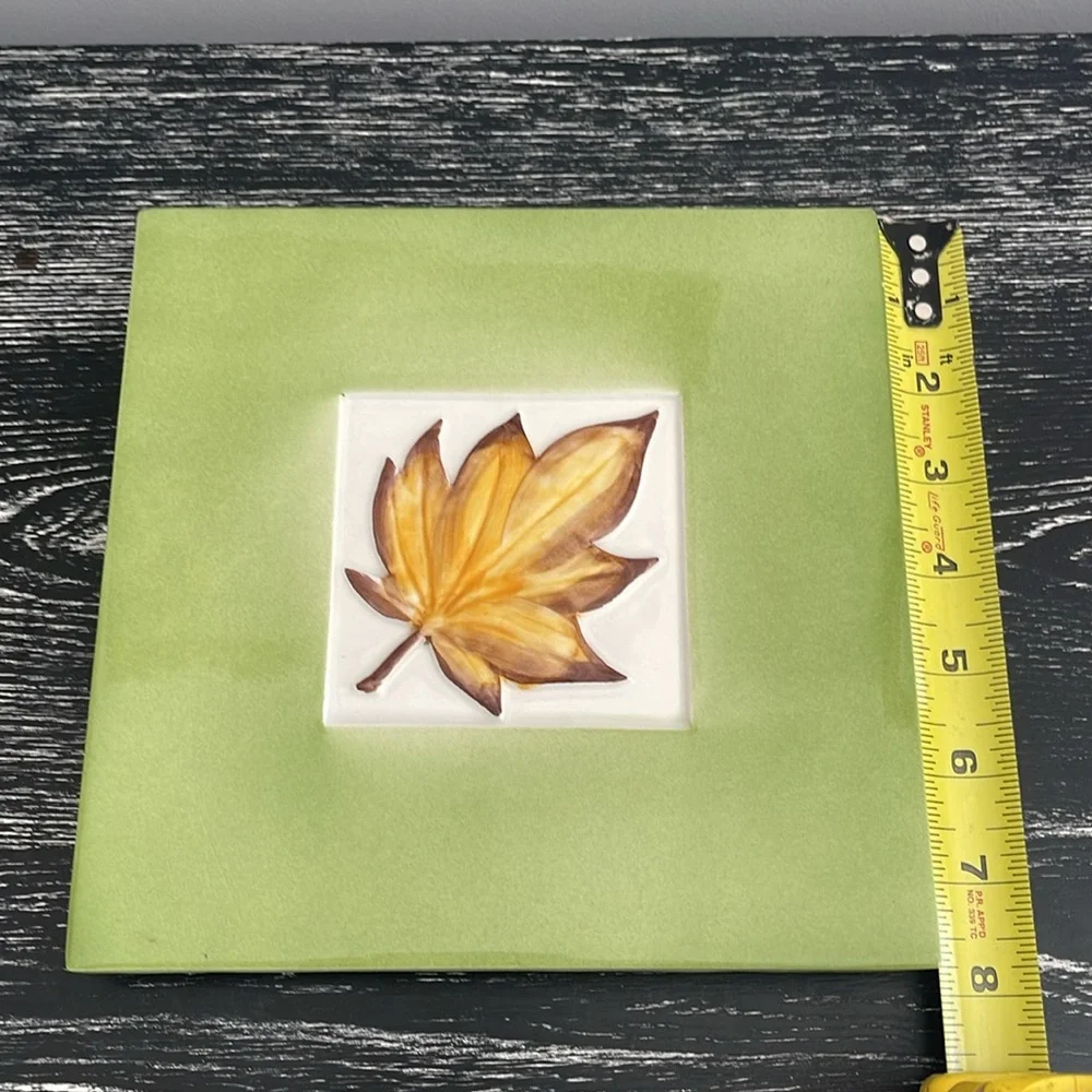 Crate & Barrel autumn leaf trivet or wall hanging.